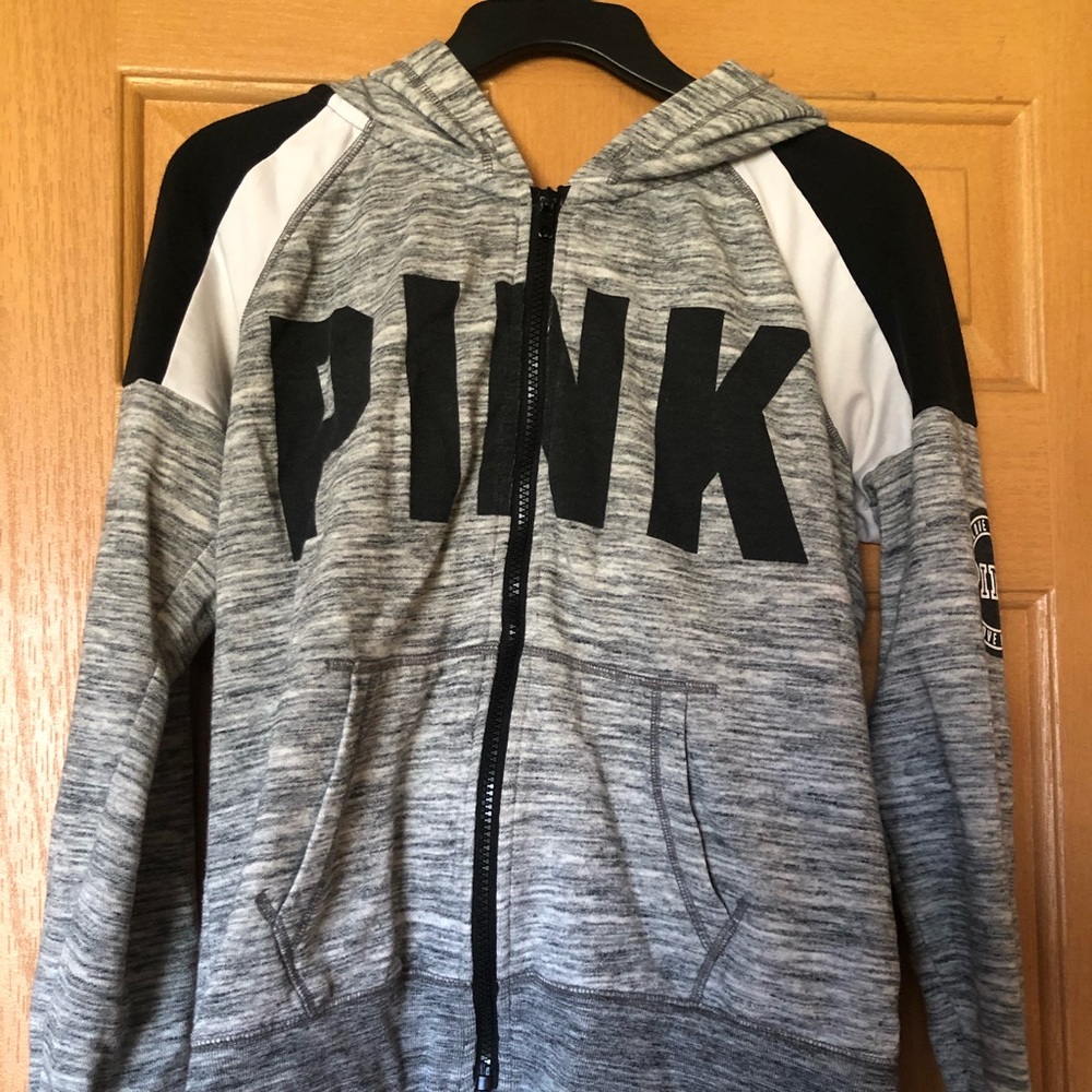 Pink Victoria’s Secret sweatshirt